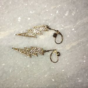 Lightning bolt earrings